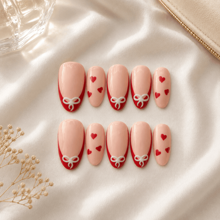Coquette Crush press-on nail set